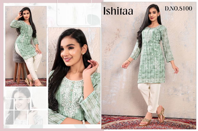 Ishitaa 8100 Kurti With Bottom Catalog
